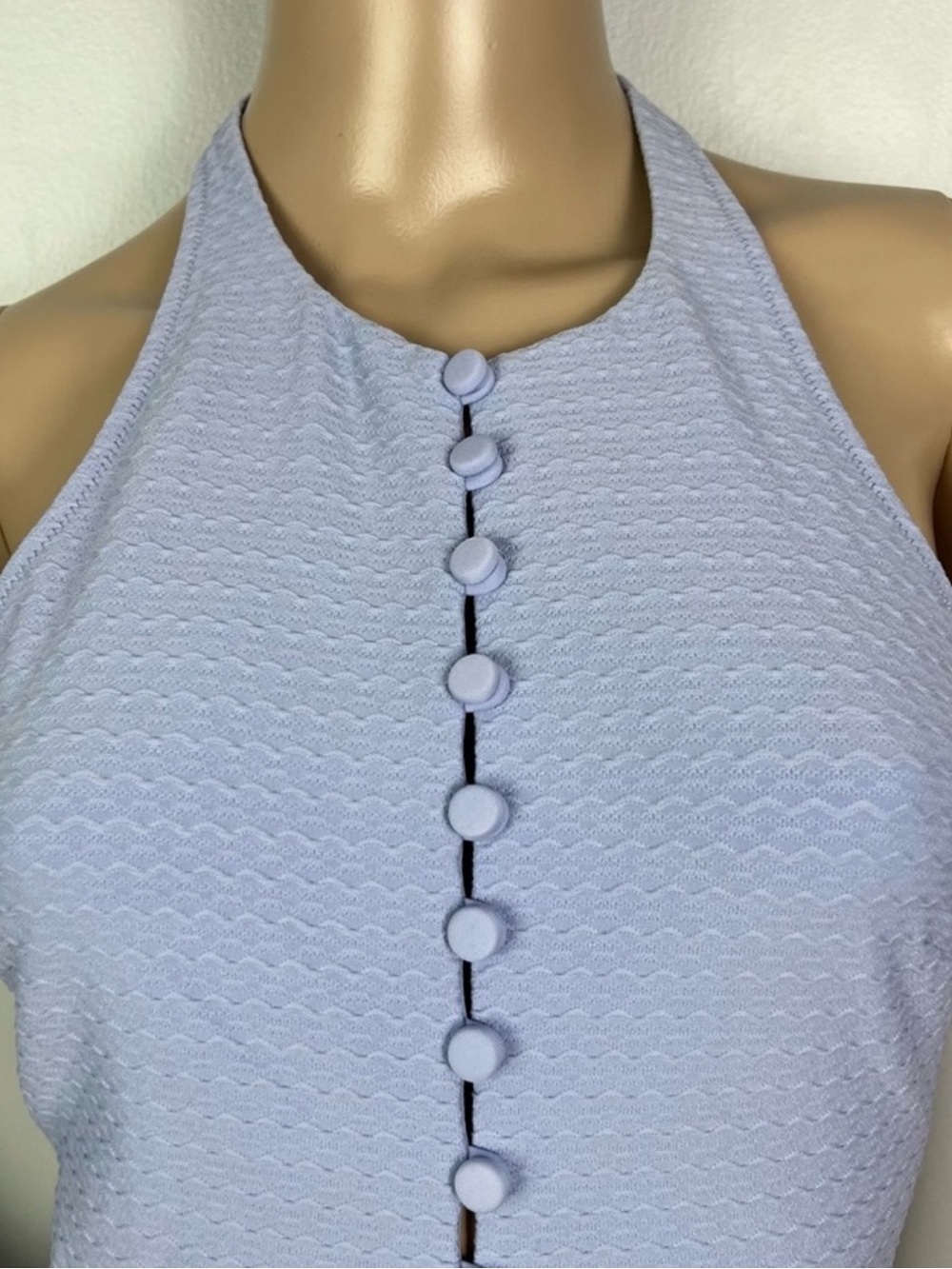 MORGAN LANE PURPLE HALTER NECK SWIMSUIT - Picture 3 of 5